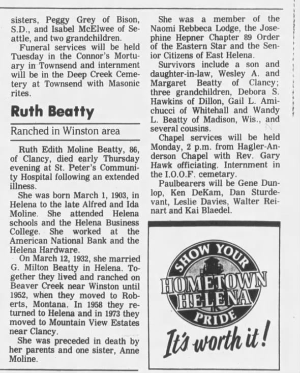 Clipping from The Independent-Record